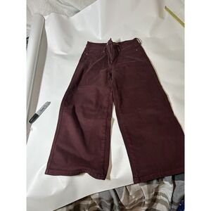 Womens Judy Blue Skinny Fit Stretch Jeans. Size 7/28 Maroon Red. 22" Inseam.